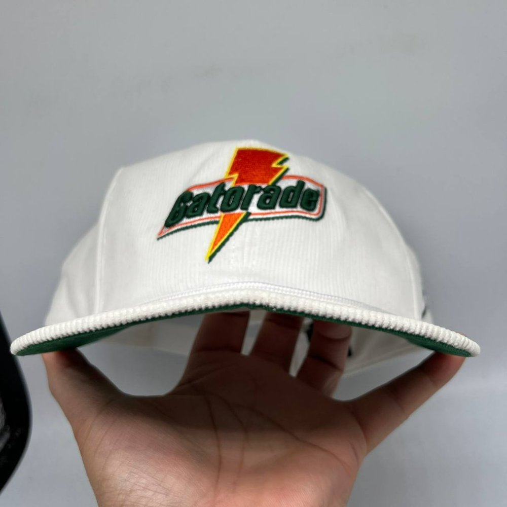Air Jordan Gatorade Corduroy Jumpman Hat Snapback Cap White Men - Picture 7 of 8